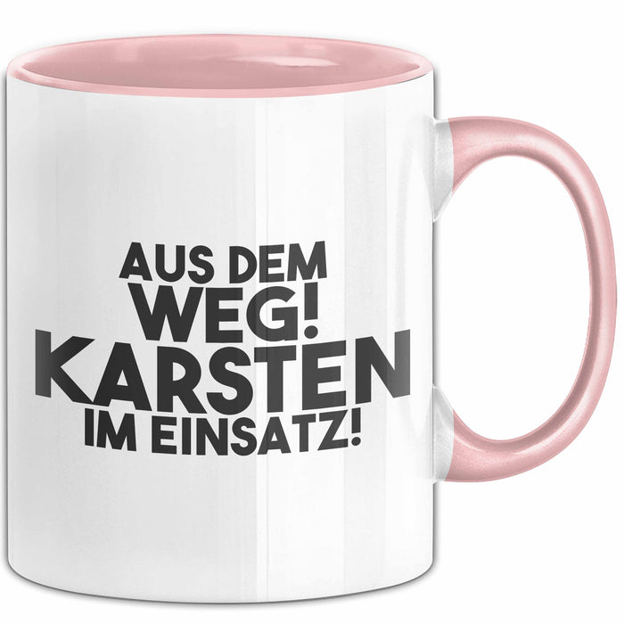Karsten Tasse Aus Dem Weg! Karsten Im Einsatz! Geschenk