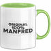 Manfred Tasse Original 100% Manfred Geschenk Grün Trendation