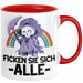 Lustige Tasse Kollegen F Sie Sich Alle Sensenmann Humor Sarkasmus Geschenkidee Kollegin Frauen Rot Trendation