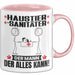 Haustiersanitäter Tasse Geschenk für Haustiersanitäter Der Mann Der Alles Kann Geschenkidee zum Geburtstag Rosa Trendation