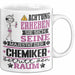 Chemiker Geschenk Tasse Lustiger Spruch Erheben Sie Sich Der Chemiker Betritt den Raum Weiß Trendation