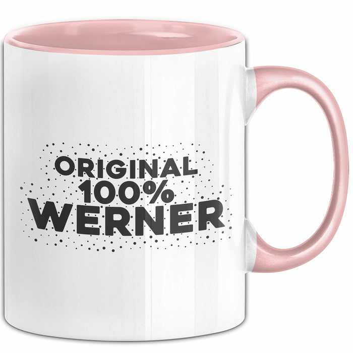 Werner Tasse Original 100% Werner Geschenk Rosa Trendation
