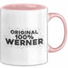 Werner Tasse Original 100% Werner Geschenk Rosa Trendation
