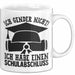 Gendern Tasse Geschenkidee Ich Gender Nicht Ich Habe Einen Schulabschluss Kaffee-Becher Weiß Trendation