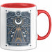 Tarotkartenleser Tasse Geschenkidee für mystische Sucher Rot Trendation
