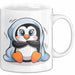 Pinguin Tier Tasse Geschenk Lustige Geschenkidee Spruch Weiß Trendation