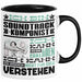 Soundtrack-Komponist Geschenk Tasse Lustige Geschenkdiee für einen Soundtrack-Komponist Geburtstag Ich Bin Soundtrack-Komponist Ich Kann Es Dir Erklären Aber Nicht Für Dich Verstehen Schwarz Trendation
