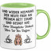 Kaffeeliebhaber Tasse Geschenk Lustige Geschenkidee Spruch Und Wieder Niemand Der Huete Fruh An Meinem Bett Stand Grün Trendation