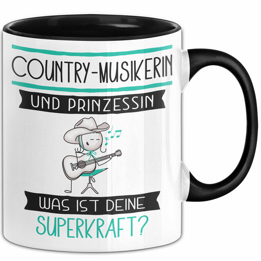 Country-Musikerin Und Prinzessin Tasse Geschenk Für Eine Country-Musikerin Geburtstag Was Ist Deine Superkraft Trendation