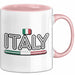 Italien Italien Karte Tasse Geschenk Lustige Geschenkidee Spruch Italien Rosa Trendation