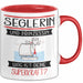 Seglerin Und Prinzessin Tasse Geschenk Für Eine Seglerin Geburtstag Was Ist Deine Superkraft Rot Trendation