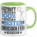 Discgolfer Geschenk Lustiger Spruch für Discgolfer Geschenkidee Bester Discgolfer Der Welt Grün Trendation