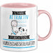 Hundebedarfsverkäuferin Tasse Geschenk Becher Stark Attraktiv Furchtlos Hundebedarfsverkäuferin Lustige Geschenkidee Rosa Trendation