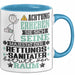 Rettungssanitäter Geschenk Tasse Lustiger Spruch Erheben Sie Sich Der Rettungssanitäter Betritt den Raum Blau Trendation