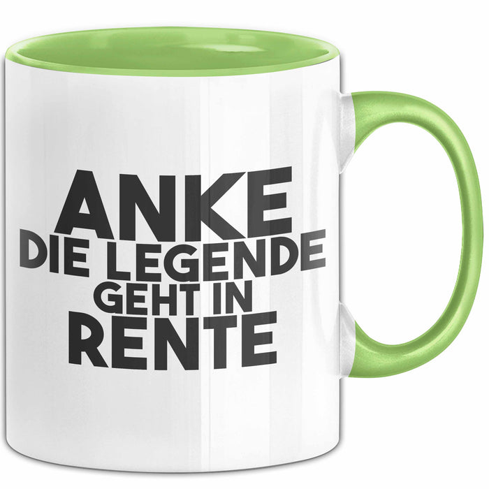 Anke Tasse Anke – Die Legende Geht In Rente Geschenk