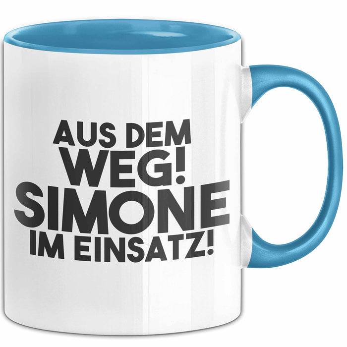Simone Tasse Aus Dem Weg! Simone Im Einsatz! Geschenk