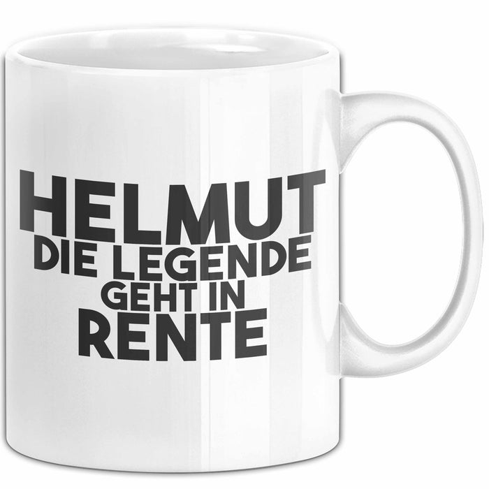 Helmut Tasse Helmut – Die Legende Geht In Rente Geschenk