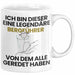 Bergführer Geschenk Tasse Lustige Geschenkidee Geburtstag für Bergführer Ich Bin Dieser Legendäre Bergführer Von Dem Alle Geredet Haben Kaffee-Becher Weiß Trendation