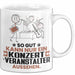 Konzertveranstalter Geschenk Tasse So Gut Kann Nur Ein Konzertveranstalter Aussehen Geschenkidee Kaffee-Becher Weiß Trendation