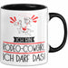 Geschenk für Rodeo-Cowgirl Tasse Lustige Geschenkidee Geburtstag Ich Bin Rodeo-Cowgirl Ich Darf Das Trendation