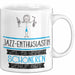 Jazz-Enthusiastin Weil Es Keinen Schöneren Beruf Gibt Tasse Geschenk für Eine Jazz-Enthusiastin Lustig Weiß Trendation