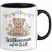 Baby Geburt Neue Eltern Tasse Geschenk Lustige Geschenkidee Spruch Willkommen Auf Der Welt Trendation