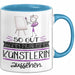 Künstlerin Geschenk Tasse So Gut Kann Nur Eine Künstlerin Aussehen Geschenkidee Geburtstag Weihnachten Lustig Blau Trendation
