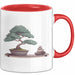 Bonsai Liebhaber Tasse Geschenkidee Miniaturbaum Künstler Rot Trendation