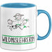 Geschenk für Wildnislehrerin Tasse Lustige Geschenkidee Geburtstag Ich Bin Wildnislehrerin Ich Darf Das Blau Trendation