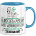 Hundeliebhaberin Geschenk Tasse Lustiger Spruch Hundeliebhaberin Weil Superheldin Kein Offizieller Beruf Ist Geschenkidee Blau Trendation