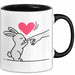 Kaninchen Hase Tierliebhaber Tasse Geschenk Lustige Geschenkidee Spruch Schwarz Trendation
