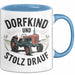 Landwirt Tasse Geschenk Lustige Geschenkidee Spruch Blau Trendation