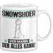 Snowshoer Tasse Geschenk für Snowshoer Der Mann Der Alles Kann Geschenkidee zum Geburtstag Weiß Trendation