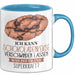 Schokoladen-Kekse-Liebhaber Tasse Geschenk Ich Kann Schokoladen-Kekse Verschwinden Lassen Was Ist Deine Superkraft Becher Geschenkidee Schokoladen-Kekse Kaffee-Becher Blau Trendation