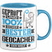 Geocacher Geschenk Lustiger Spruch für Geocacher Geschenkidee Bester Geocacher Der Welt Blau Trendation
