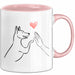 Labrador Retriever Hund Tier Tasse Geschenk Lustige Geschenkidee Spruch Rosa Trendation