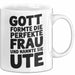 Ute Tasse Geschenk Gott Formte Die Perfekte Frau Ute Geschenkidee Weiß Trendation