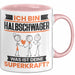 Halbschwager Tasse Geschenk für Halbschwager Geburtstag Lustiger Spruch Kaffee-Becher Was Ist Deine Superkraft Rosa Trendation