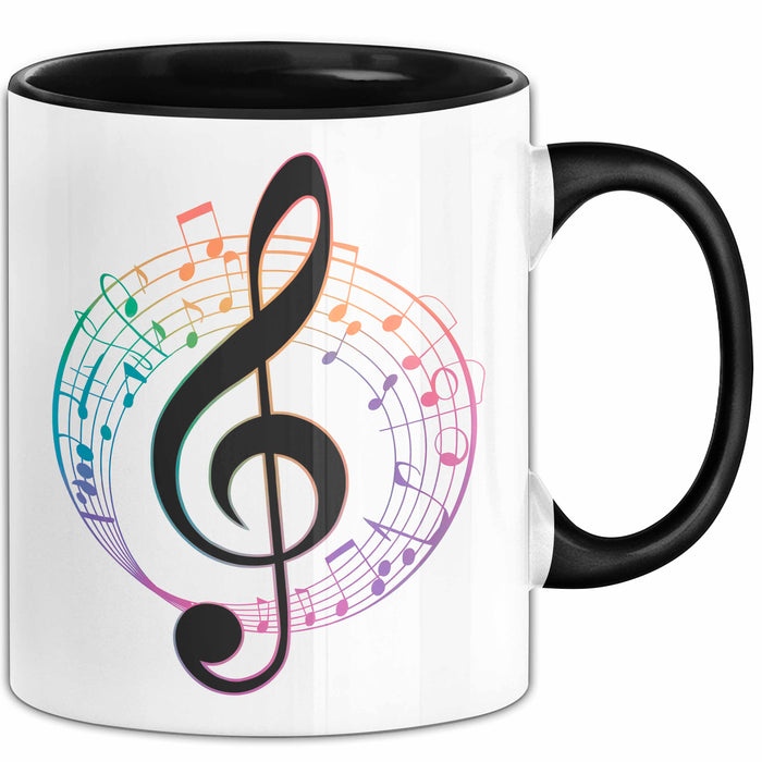 Musikliebhaber Musiker Tasse Geschenk Lustige Geschenkidee Spruch Schwarz Trendation