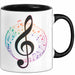 Musikliebhaber Musiker Tasse Geschenk Lustige Geschenkidee Spruch Schwarz Trendation