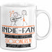 Indie-Fan Weil Es Keinen Schöneren Beruf Gibt Tasse Geschenk für Eine Indie-Fan Lustig Weiß Trendation