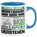 Mountainbike-Guide Geschenk Kaffee-Tasse Geschenkidee für Mountainbike-Guide Ich Bin Mountainbike-Guide Ich Kann Es Dir Erklären Jedoch Nicht Für Dich Verstehen Spruch Lustig Blau Trendation