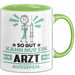Arzt Geschenk Tasse So Gut Kann Nur Ein Arzt Aussehen Geschenkidee Kaffee-Becher Grün Trendation
