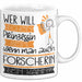Forscherin Tasse Geschenk Spruch Wer Will Schon Prinzessin Sein Wenn Man Auch Forscherin Sein Kann Weiß Trendation