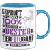 Tierfotograf Geschenk Lustiger Spruch für Tierfotograf Geschenkidee Bester Tierfotograf Der Welt Blau Trendation