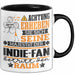 Indie-Fan Geschenk Tasse Lustiger Spruch Erheben Sie Sich Der Indie-Fan Betritt den Raum Schwarz Trendation
