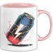 Energydrink Süchtiger Tasse Geschenkidee Koffein Liebhaber Rosa Trendation