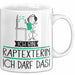 Geschenk für Raptexterin Tasse Lustige Geschenkidee Geburtstag Ich Bin Raptexterin Ich Darf Das Weiß Trendation