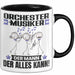 Orchestermusiker Tasse Geschenk für Orchestermusiker Der Mann Der Alles Kann Geschenkidee zum Geburtstag Schwarz Trendation