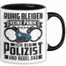 Polizist Tasse Geschenk Ruhig Bleiben Ich Bin Polizist Und Regel Das Geschenkidee Polizei Trendation